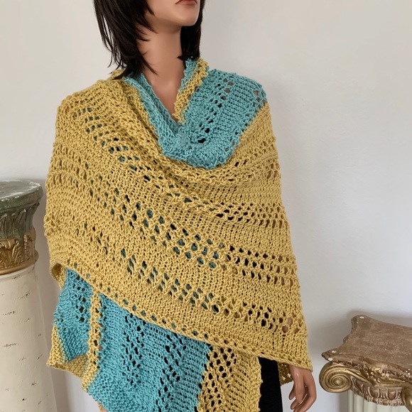 Hand Knits 2 Love Extra Big Shawl Designer Fashion